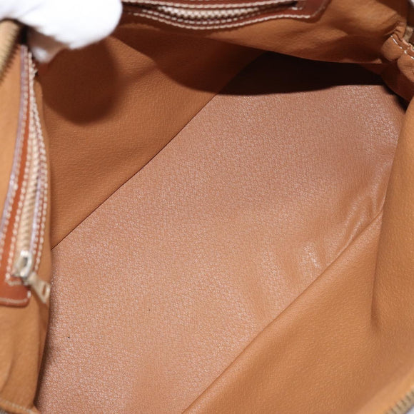 CELINE Macadam Canvas Handtasche PVC Leder 2-Wege Braun Gold Authentisch ka2994