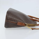 CELINE Macadam Canvas Handtasche PVC Leder 2-Wege Braun Gold Authentisch ka2994-3