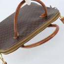 CELINE Macadam Canvas Handtasche PVC Leder 2-Wege Braun Gold Authentisch ka2994-6