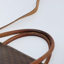 CELINE Macadam Canvas Handtasche PVC Leder 2-Wege Braun Gold Authentisch ka2994-8