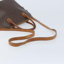 CELINE Macadam Canvas Handtasche PVC Leder 2-Wege Braun Gold Authentisch ka2994-9