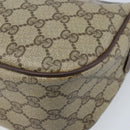 GUCCI GG Supreme Web Sherry Line Tas PVC Beige Rood 89 02 032 Auth ka2995-16