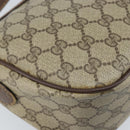 GUCCI GG Supreme Web Sherry Line Tas PVC Beige Rood 89 02 032 Auth ka2995-17