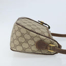 GUCCI GG Supreme Web Sherry Line Tas PVC Beige Rood 89 02 032 Auth ka2995-3