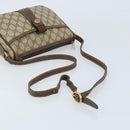 GUCCI GG Supreme Web Sherry Line Tas PVC Beige Rood 89 02 032 Auth ka2995-7