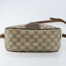 GUCCI GG Supreme Web Sherry Line Tas PVC Beige Rood 89 02 032 Auth ka2995-5