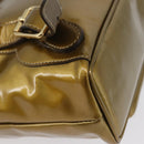 GUCCI Bamboo Backpack Patent leather Gold Tone 003 1705 0030 Auth ka2998-19