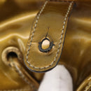 GUCCI Bamboo Backpack Patent leather Gold Tone 003 1705 0030 Auth ka2998-10