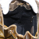GUCCI Bamboo Backpack Patent leather Gold Tone 003 1705 0030 Auth ka2998-26
