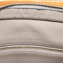 LOUIS VUITTON Monogram Vernis Houston Hand Bag Beige M91004 LV Auth ka300-17