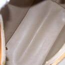 LOUIS VUITTON Monogram Vernis Houston Hand Bag Beige M91004 LV Auth ka300-11