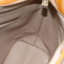 LOUIS VUITTON Monogram Vernis Houston Hand Bag Beige M91004 LV Auth ka300-19