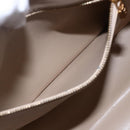 LOUIS VUITTON Monogram Vernis Houston Hand Bag Beige M91004 LV Auth ka300-21