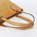 LOUIS VUITTON Monogram Vernis Houston Hand Bag Beige M91004 LV Auth ka300-7