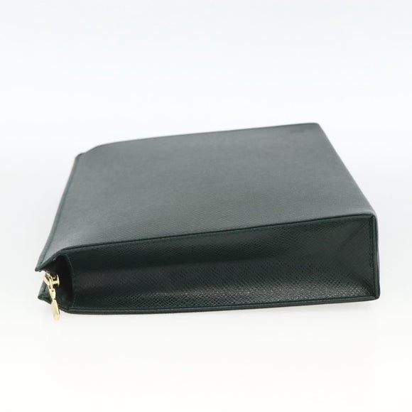 LOUIS VUITTON Taiga Poche Toilette 26 Pouch Epicea LV Auth ka3001