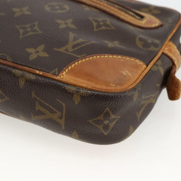 LOUIS VUITTON Monogram Marly Dragonne GM Clutch Bag M51825 LV Auth ka3002