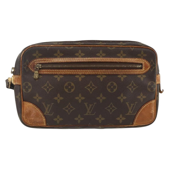 LOUIS VUITTON Monogram Marly Dragonne GM Clutch Bag M51825 LV Auth ka3002