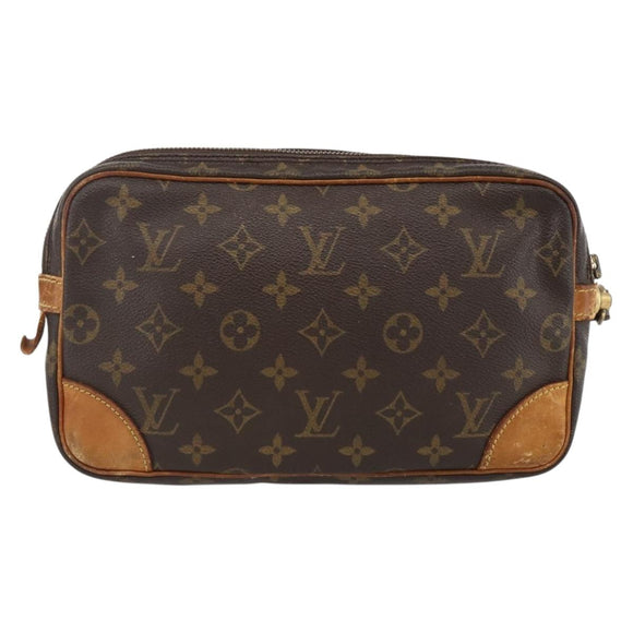 LOUIS VUITTON Monogram Marly Dragonne GM Clutch Bag M51825 LV Auth ka3002