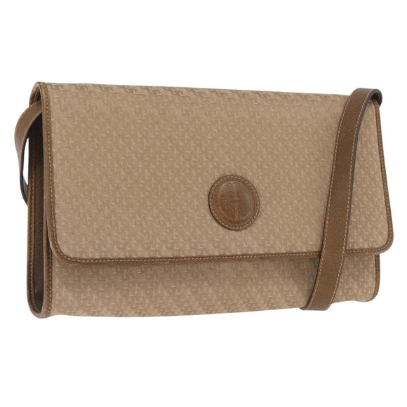 GUCCI Shoulder Bag Canvas Beige Gold 004 115 0289 Auth ka3003