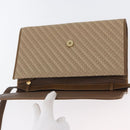 GUCCI Shoulder Bag Canvas Beige Gold 004 115 0289 Auth ka3003-15