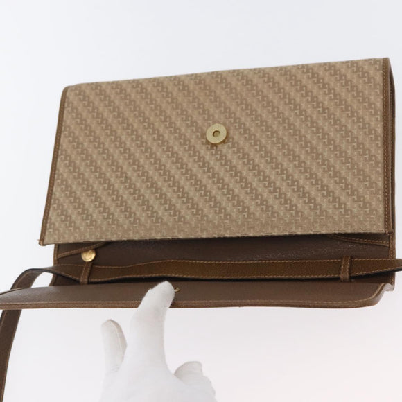 GUCCI Shoulder Bag Canvas Beige Gold 004 115 0289 Auth ka3003