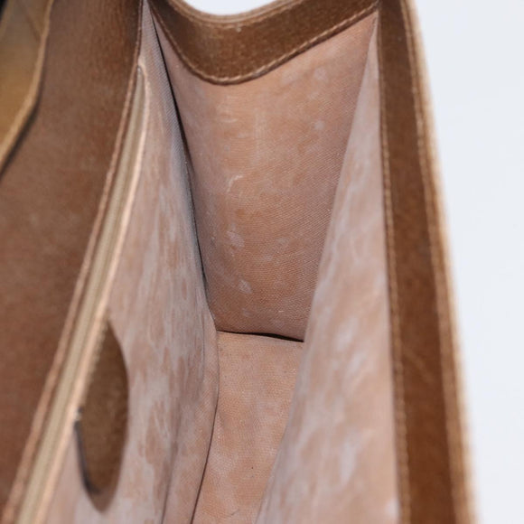 GUCCI Shoulder Bag Canvas Beige Gold 004 115 0289 Auth ka3003