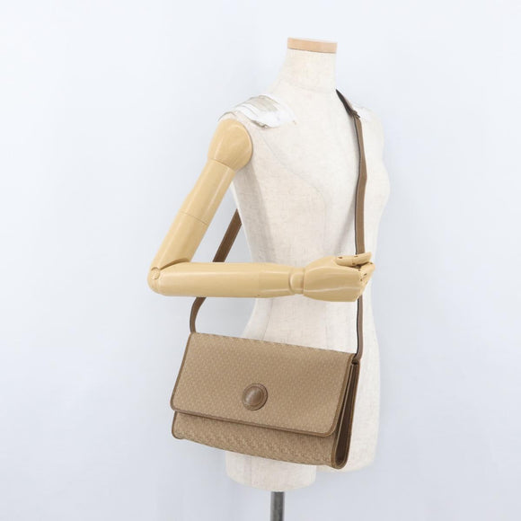 GUCCI Shoulder Bag Canvas Beige Gold 004 115 0289 Auth ka3003