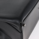 Salvatore Ferragamo Hand Bag Leather 2way Black Silver Auth ka3005-10