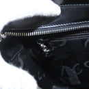 Salvatore Ferragamo Hand Bag Leather 2way Black Silver Auth ka3005-24