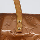 LOUIS VUITTON Monogram Vernis Reade MM Hand Bag Bronze M91143 LV Auth ka3006-10
