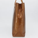 LOUIS VUITTON Monogram Vernis Reade MM Hand Bag Bronze M91143 LV Auth ka3006-3