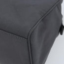 Salvatore Ferragamo Hand Bag Canvas Gray Auth ka3010-9