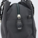 Salvatore Ferragamo Hand Bag Canvas Gray Auth ka3010-10
