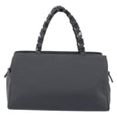 Salvatore Ferragamo Hand Bag Canvas Gray Auth ka3010-2
