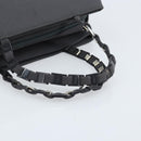 Salvatore Ferragamo Hand Bag Canvas Gray Auth ka3010-7