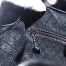 GUCCI Bamboo Body Bag Nylon Black Silver 003 2113 0036 Auth ka3012-21