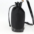 GUCCI Bamboo Body Bag Nylon Black Silver 003 2113 0036 Auth ka3012-4