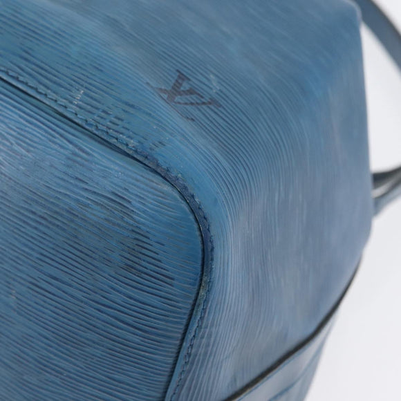 LOUIS VUITTON Epi Petit Noe Shoulder Bag Blue M44105 LV Auth ka3013