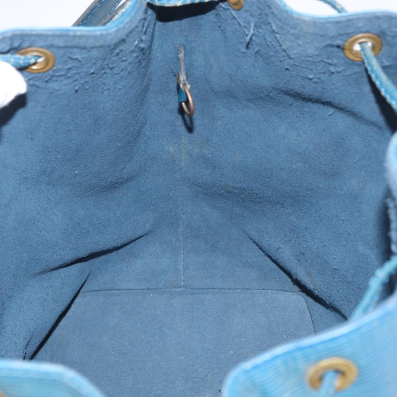 LOUIS VUITTON Epi Petit Noe Shoulder Bag Blue M44105 LV Auth ka3013