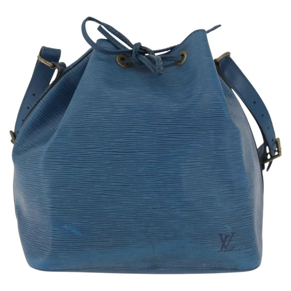 LOUIS VUITTON Epi Petit Noe Shoulder Bag Blue M44105 LV Auth ka3013