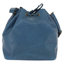 LOUIS VUITTON Epi Petit Noe Shoulder Bag Blue M44105 LV Auth ka3013-2