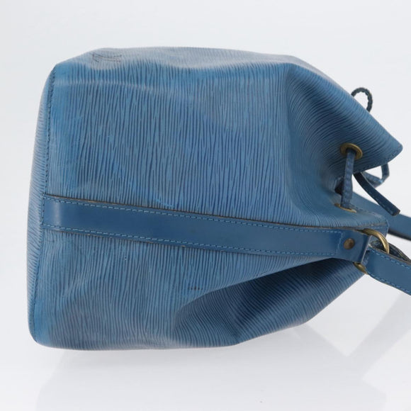 LOUIS VUITTON Epi Petit Noe Shoulder Bag Blue M44105 LV Auth ka3013