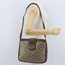 GUCCI GG Supreme Shoulder Bag PVC Beige Gold Auth ka3015-22