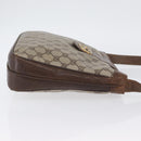 GUCCI GG Supreme Shoulder Bag PVC Beige Gold Auth ka3015-4
