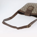 GUCCI GG Supreme Shoulder Bag PVC Beige Gold Auth ka3015-8