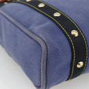 LOUIS VUITTON Antigua Cabas MM Tote Bag Blue M40087 LV Auth ka3019-15