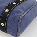 LOUIS VUITTON Antigua Cabas MM Tote Bag Blue M40087 LV Auth ka3019-16