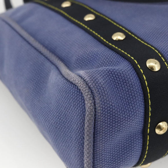 LOUIS VUITTON Antigua Cabas MM Tote Bag Blue M40087 LV Auth ka3019
