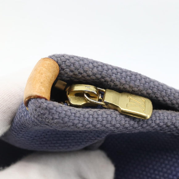 LOUIS VUITTON Antigua Cabas MM Tote Bag Blue M40087 LV Auth ka3019