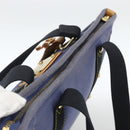 LOUIS VUITTON Antigua Cabas MM Tote Bag Blue M40087 LV Auth ka3019-6